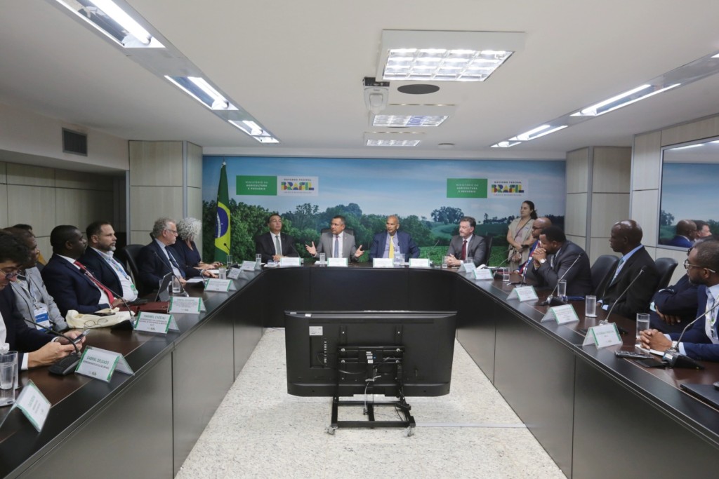 Mapa recebe representantes do Caribe e do IICA para alinhamento de cooperação internacional